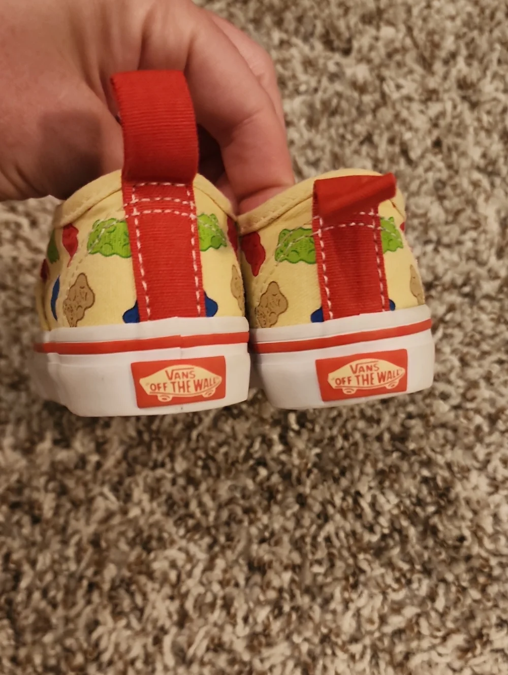 Vans x Haribo Toddler Slip Ons, Size 4.5, Preowned But VGUC